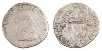 France Teston Coin, Poitiers, Silver, Duplessy:1126 -