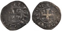 France Denier Parisis Coin, Billon, Duplessy:277 -