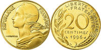 France 20 Centimes Coin, Marianne, Paris, Proof -