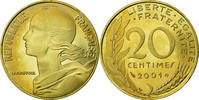 France 20 Centimes Coin, Marianne, Paris, BE -