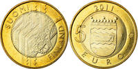 Finland 5 Euro Province de Uusimaa, Bi-Metallic, KM:160 -