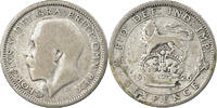 Great Britain 6 Pence Coin, George V, Silver, KM:815a.2 -