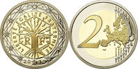 France 2 Euro Proof, Bi-Metallic, KM:1414 -