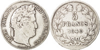 France 5 Francs Coin, Louis-Philippe, Rouen, Silver, KM:749.2 -