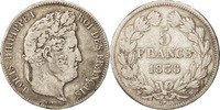 France 5 Francs Coin, Louis-Philippe, Lille, Silver -