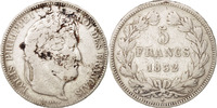 France 5 Francs Coin, Louis-Philippe, Lyon, Silver, KM:749.4 -