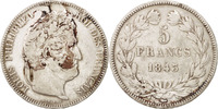 France 5 Francs Coin, Louis-Philippe, Lille, Silver -