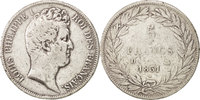 France 5 Francs Coin, Louis-Philippe, Lyon, Silver, KM:735.4 -