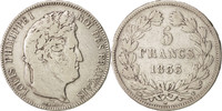 France 5 Francs Coin, Louis-Philippe, Nantes, Silver -