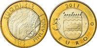 Finland 5 Euro Bi-Metallic, KM:160 -