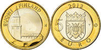 Finland 5 Euro La cathédrale de Turku, Bi-Metallic, KM:213 -