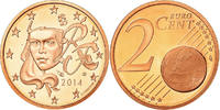 France 2 Euro Cent BE, Copper Plated Steel, KM:1283 -
