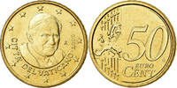 VATICAN CITY 50 Euro Cent BU, Brass, KM:387 -