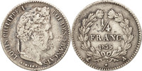 France 1/4 Franc Coin, Louis-Philippe, Paris, Silver -