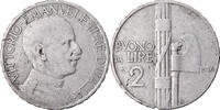 Italy 2 Lire Coin, Vittorio Emanuele III, Rome, Nickel, KM:63 -