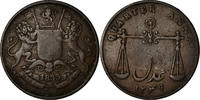 INDIA-BRITISH 1/4 Anna, Paisa Coin, BOMBAY PRESIDENCY, Calcutta -
