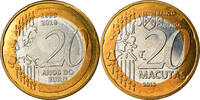 CABINDA 20 Macutas Coin, 20ème anniversaire de l'Euro -