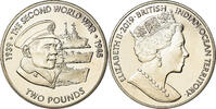 British Indian Ocean 2 Pounds Coin, 2ème guerre mondiale - Marine -