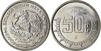 Mexico 50 Centavos Coin, Mexico City, Stainless Steel, KM:936 -