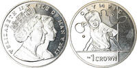 Isle of Man Crown Coin, Pobjoy Mint, J.O de Londres - Tennis de table -
