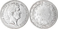 France 5 Francs Coin, Louis-Philippe, Paris, Silver -