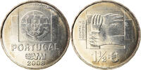 Portugal 1-1/2 Euro Lisbon, Copper-nickel, KM:828a -
