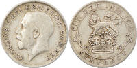 Great Britain 6 Pence Coin, George V, Silver, KM:815 -