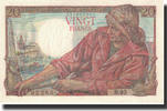 France 20 Francs Pêcheur, 1943-10-07, Fayette:13.7, KM:100a -