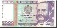 Peru 5000 Intis 1988 Banknote, 1988-06-28, KM:137 UNZ 116.49 元  ＋  41.34 元 运费