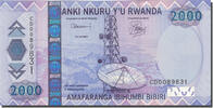 Rwanda 2000 Francs Banknote, 2007-10-31 -