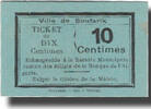 Algeria 10 Centimes Banknote, valeur faciale -