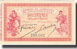 Algeria 50 Centimes Banknote, Chambre de Commerce, 1914-11-10 -
