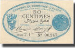 Algeria 50 Centimes Banknote, Chambre de Commerce, 1915-01-13 -
