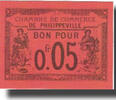 Algeria 5 Centimes Banknote, Chambre de Commerce, 1915-10-07 -