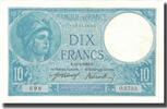 France 10 Francs Minerve, 1918-05-10, Fayette:6.3, KM:73a -