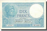 France 10 Francs Minerve, 1916-08-07, Fayette:6.1, KM:73a -