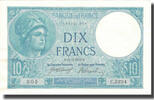 France 10 Francs Minerve, 1918-02-25, Fayette:6.3, KM:73a -