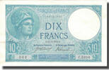 France 10 Francs Minerve, 1918-02-25, Fayette:6.3, KM:73a -