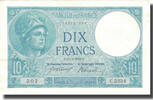 France 10 Francs Minerve, 1918-02-25, Fayette:6.3, KM:73a -