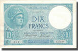 France 10 Francs Minerve, 1918-02-25, Fayette:6.3, KM:73a -