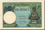 Madagascar 10 Francs Banknote, Undated (1937-47), KM:36 -