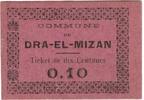 Algeria 10 Centimes Banknote, N.D, 1917-02-27 -