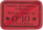 Algeria 10 Centimes Banknote -