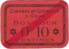 Algeria 10 Centimes Banknote -