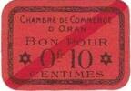 Algeria 10 Centimes Banknote -