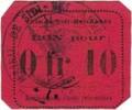 Algeria 10 Centimes Banknote, Undated (1915) -