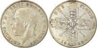 Great Britain Florin, Two Shillings Coin, George V, Silver -