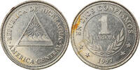 Nicaragua Cordoba Coin, Nickel Clad Steel, KM:89 -