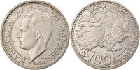 Monaco 100 Francs, Cent Coin, Rainier III, Copper-nickel -