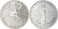 GERMANY - FEDERAL REPUBLIC 10 Euro Stuttgart, Silver, KM:264 -